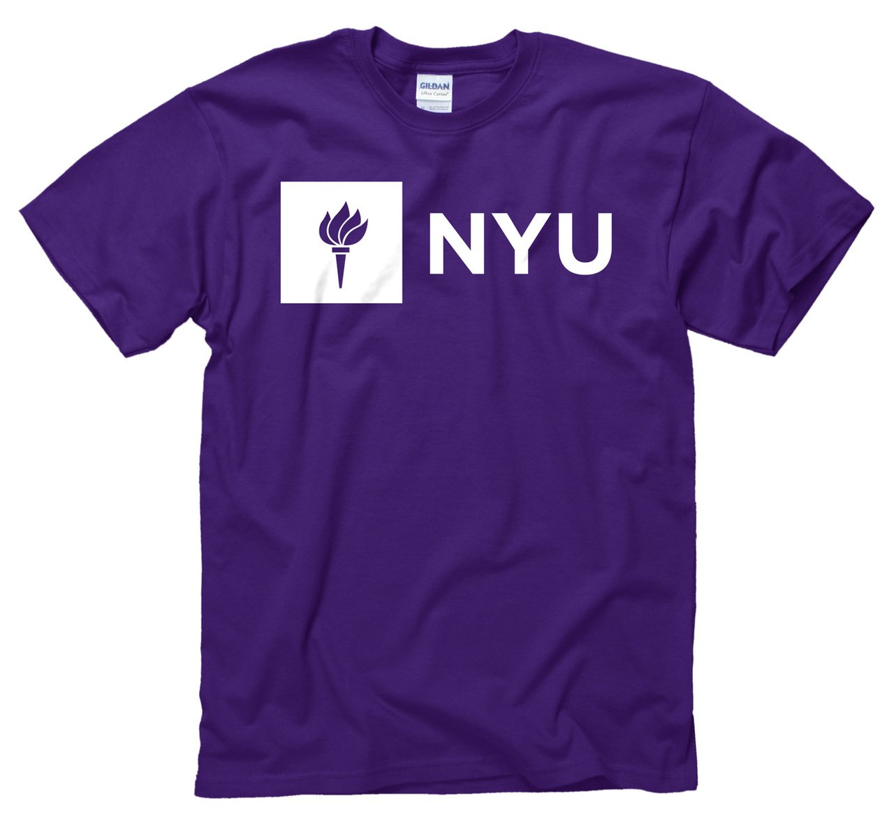 Campus Colors NCAA Adult Gameday Cotton T-Shirt - NYU Violets