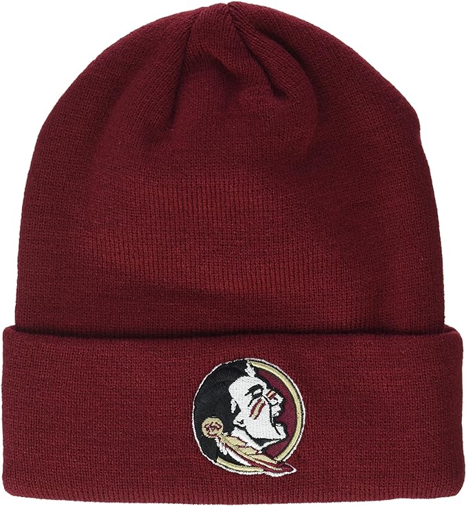 Collegiate Pom and Cuffed Style Beanies - Florida State
