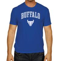 Campus Colors NCAA Adult Gameday Cotton T-Shirt- Buffalo Bulls