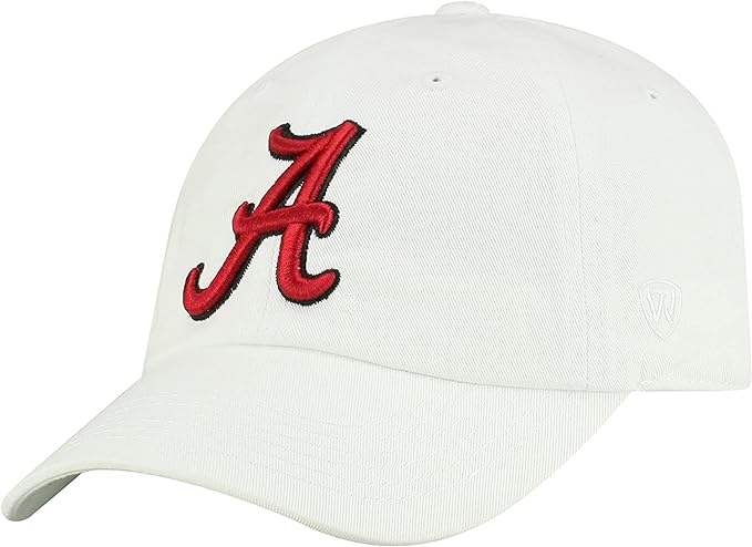 Collegiate Hats - Alabama White