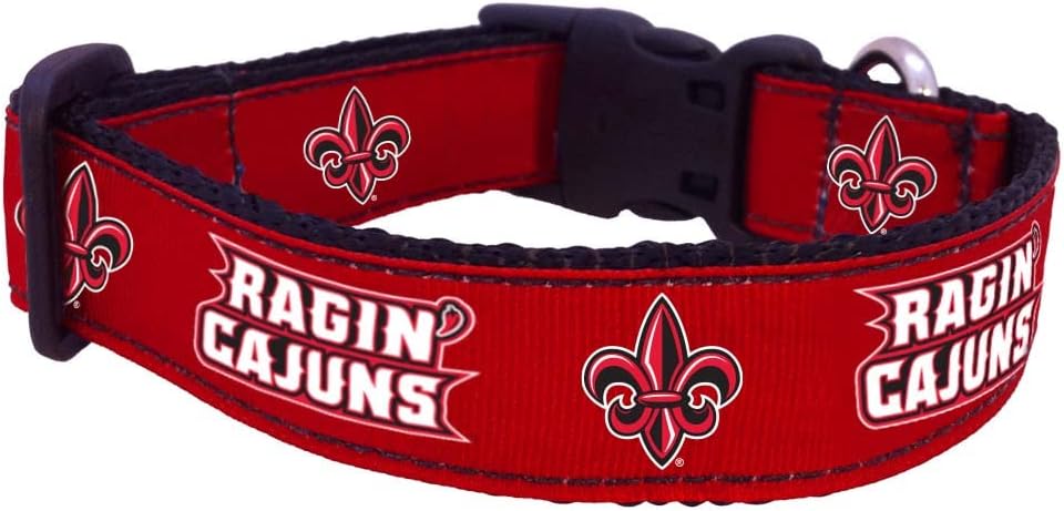 College Dog Collar - Louisiana Lafayette