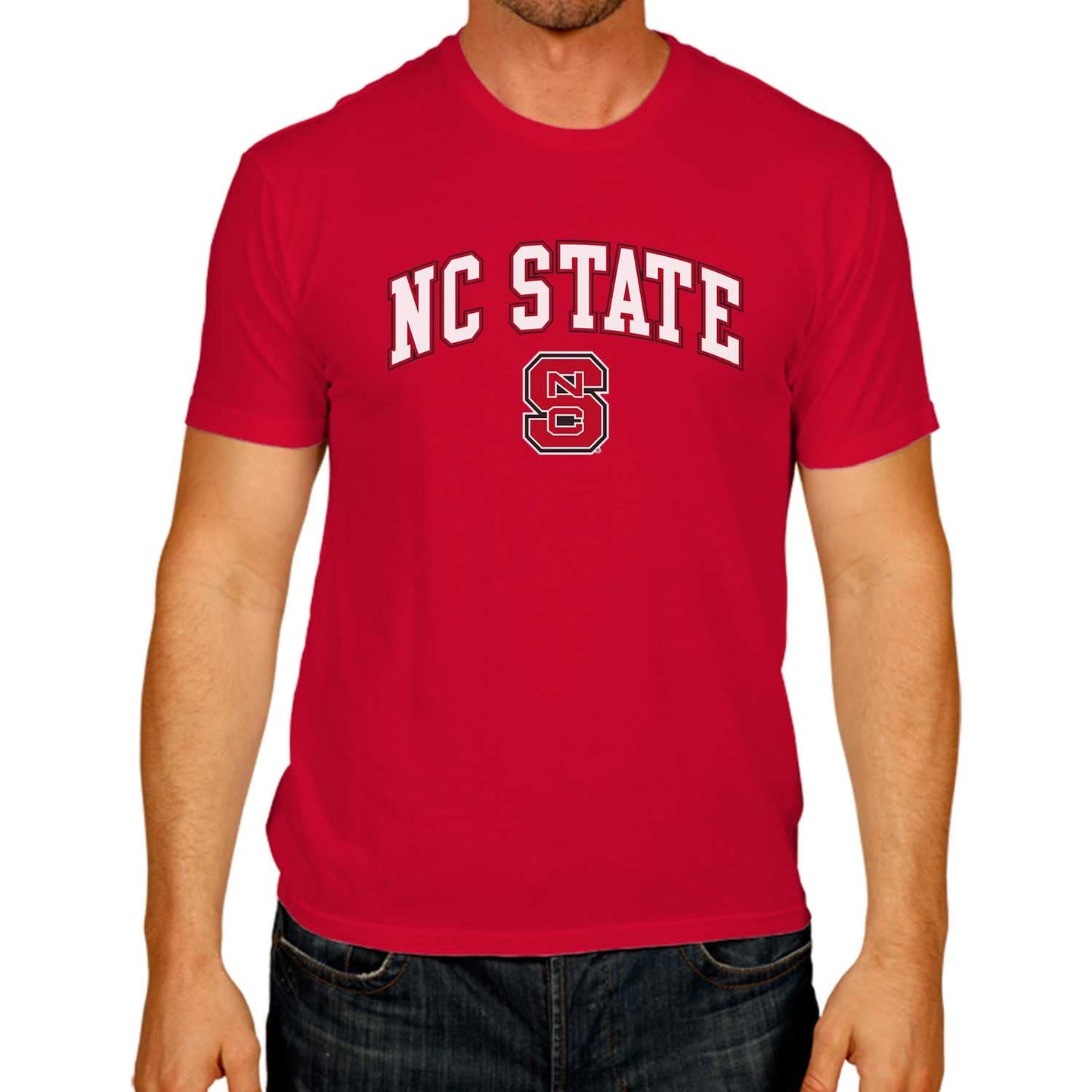 Campus Colors NCAA Adult Gameday Cotton T-Shirt - NC State Wolfpack