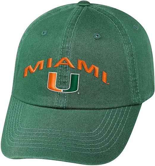 Collegiate Hats - Miami Green Arch