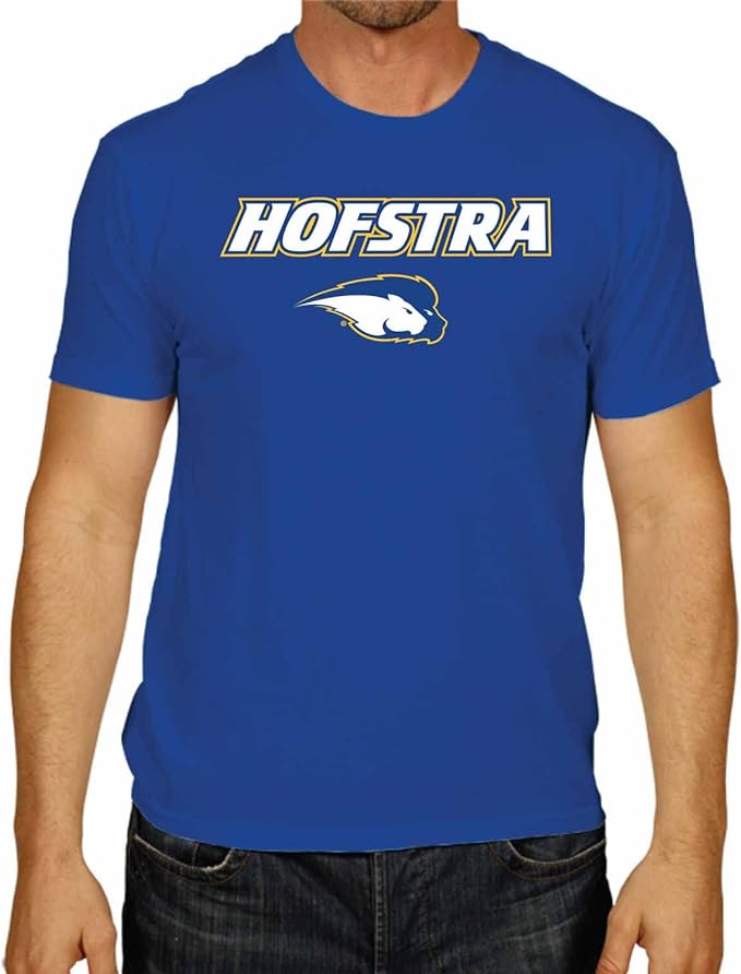 Campus Colors NCAA Adult Gameday Cotton T-Shirt- Hofstra Pride