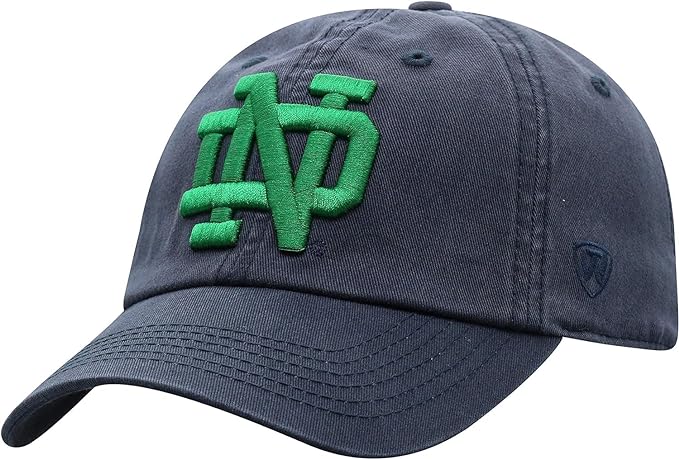 Collegiate Hats - Nd Logo Green