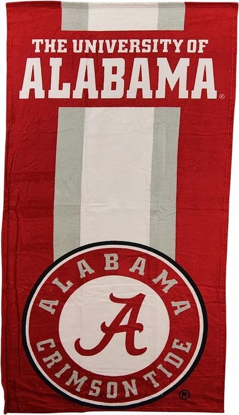 Collegiate Unisex Adult Beach Towel - Alabama