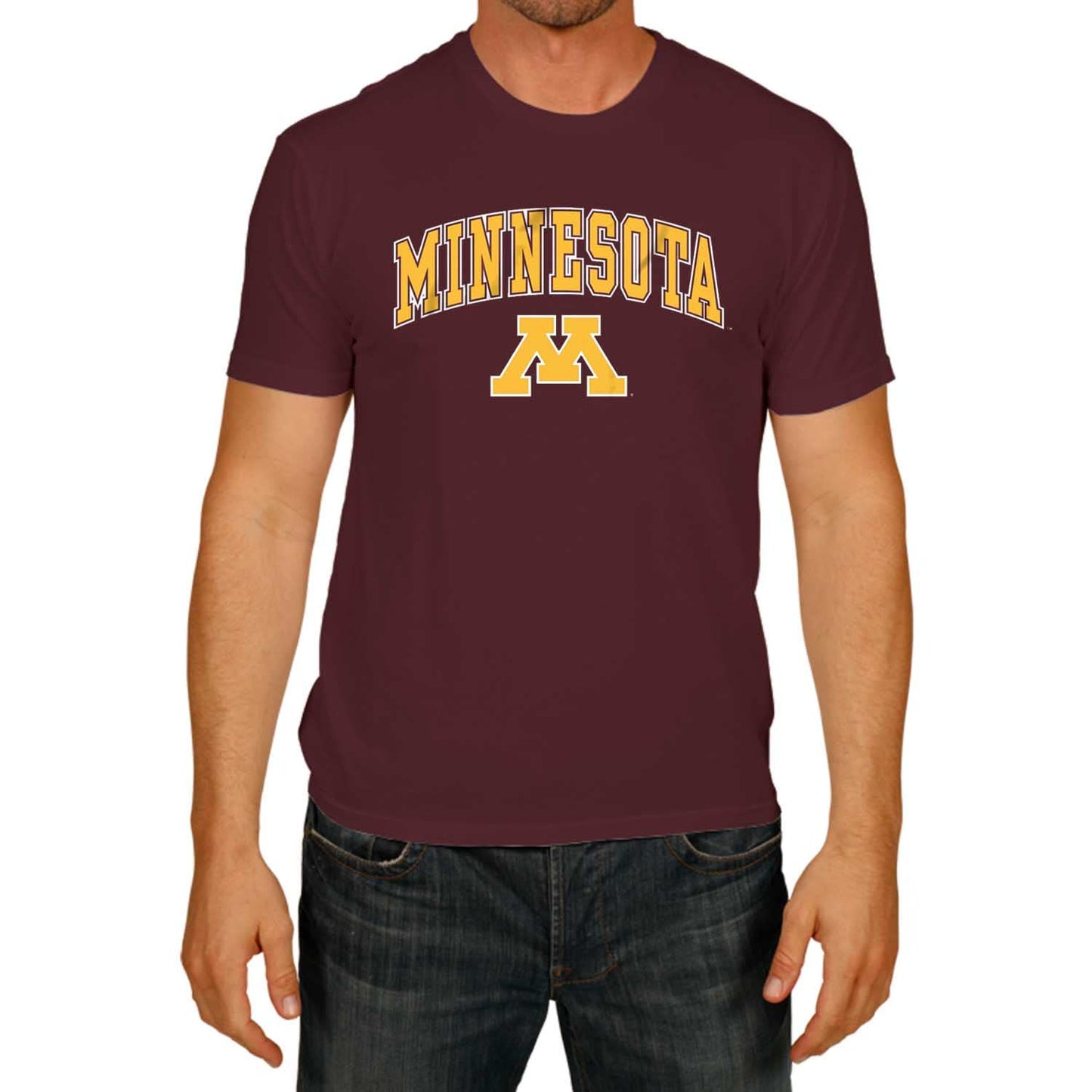 Campus Colors NCAA Adult Gameday Cotton T-Shirt - Mississippi State Bulldogs