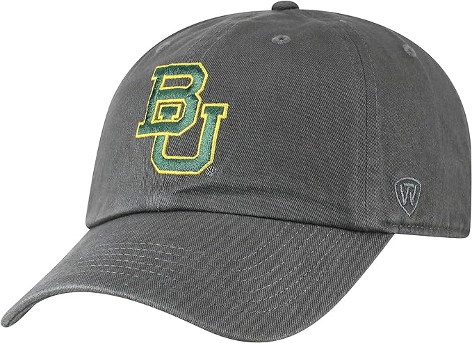Collegiate Hats - Baylor Charcoal Logo
