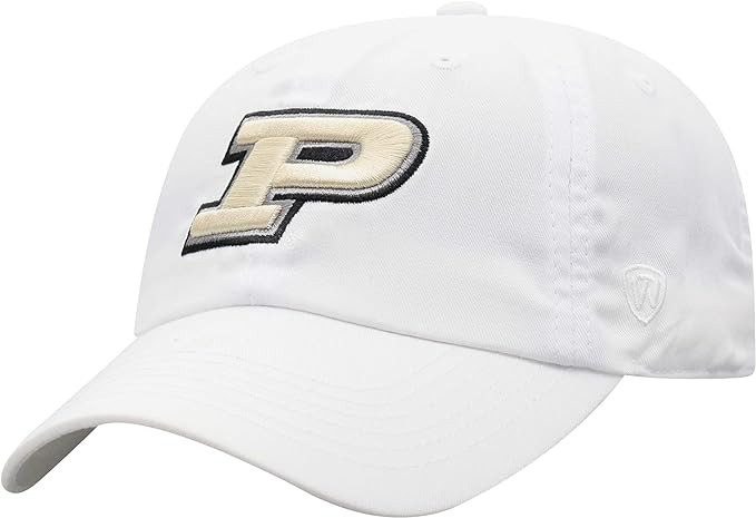 Collegiate Hats - Purdue Icon White