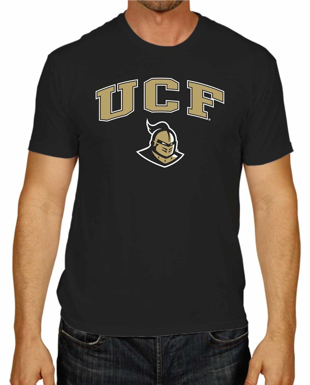 Campus Colors NCAA Adult Gameday Cotton T-Shirt- Central Florida Knights