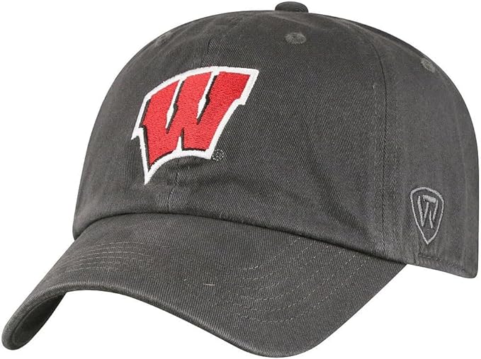 Collegiate Hats - Wisconsin Grey