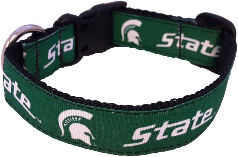 College Dog Collar - Michigan State