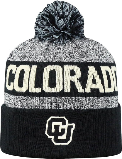 Collegiate Pom and Cuffed Style Beanies