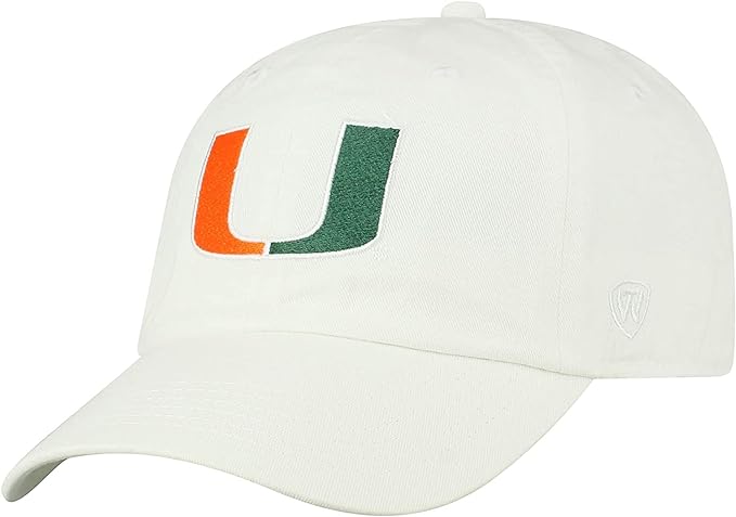 Collegiate Hats - Miami White