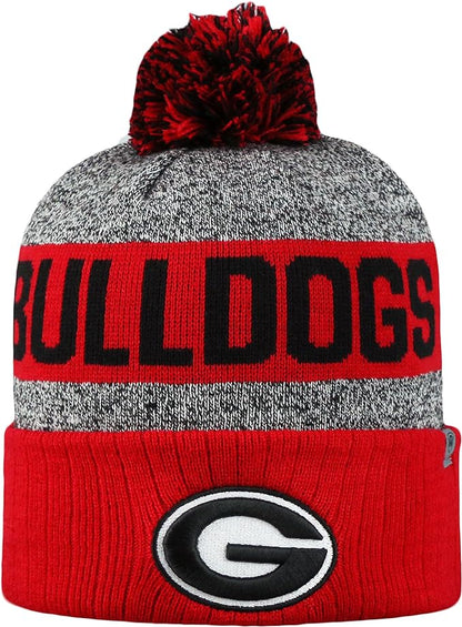 Collegiate Pom and Cuffed Style Beanies