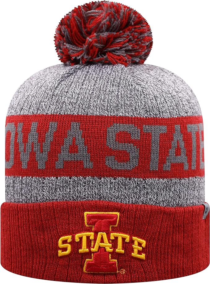 Collegiate Pom and Cuffed Style Beanies