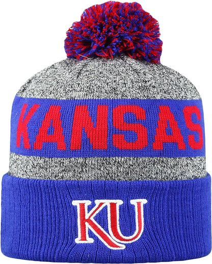 Collegiate Pom and Cuffed Style Beanies