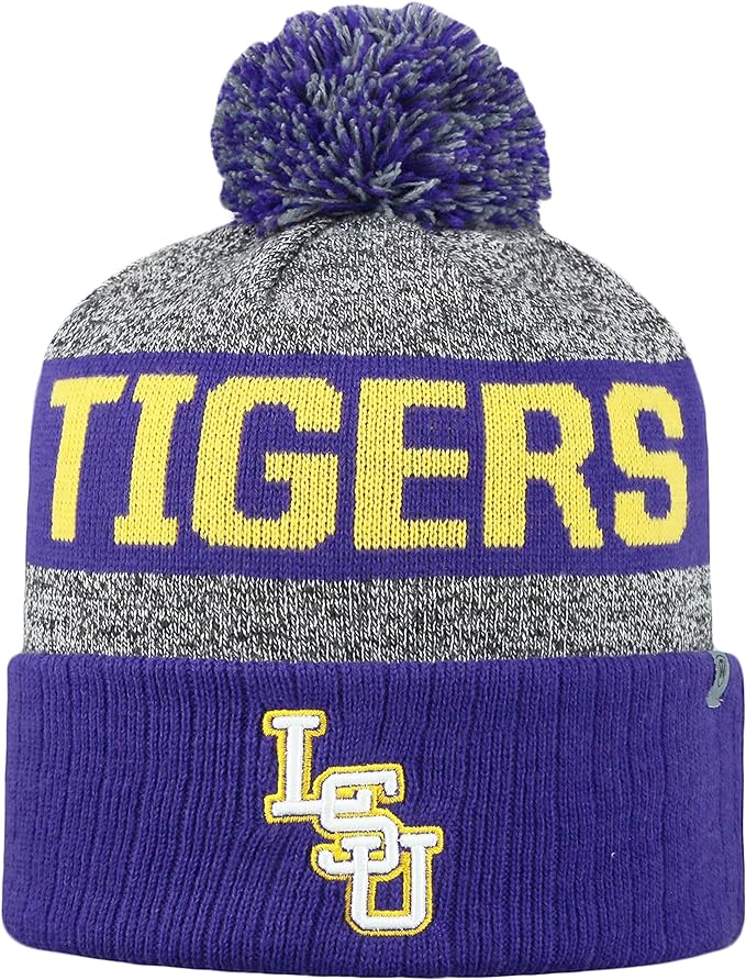 Collegiate Pom and Cuffed Style Beanies