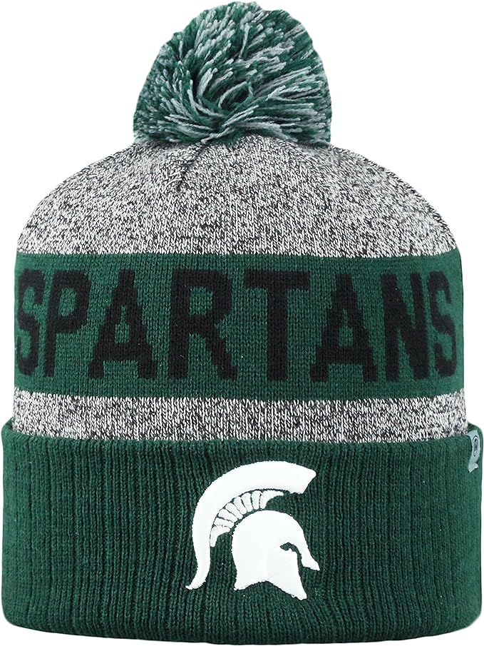 Collegiate Pom and Cuffed Style Beanies