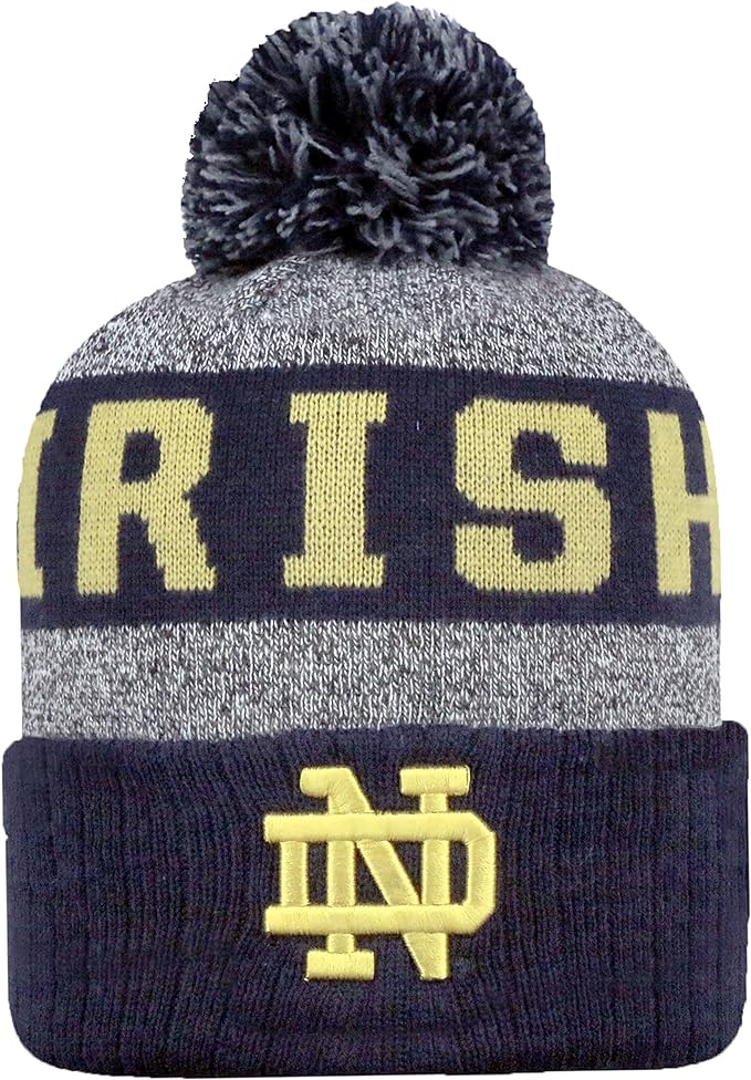 Collegiate Pom and Cuffed Style Beanies