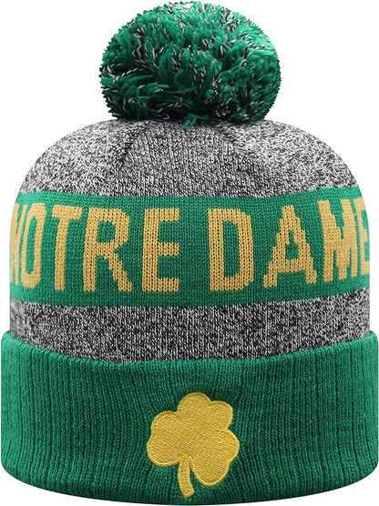 Collegiate Pom and Cuffed Style Beanies