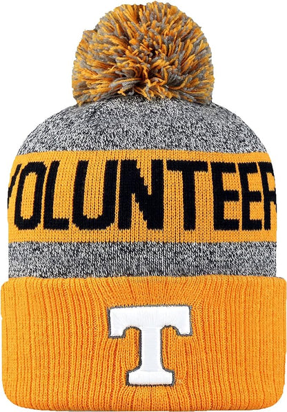 Collegiate Pom and Cuffed Style Beanies