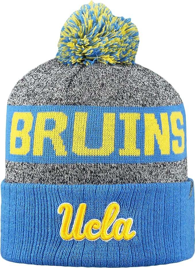 Collegiate Pom and Cuffed Style Beanies