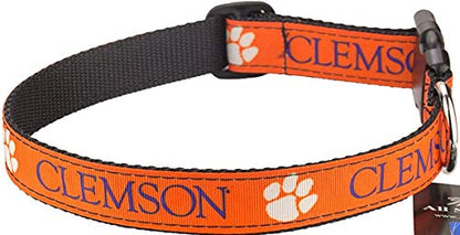 Collegiate Dog Collar - heavy duty snap clasp closure