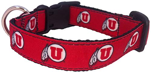 Collegiate Dog Collar - heavy duty snap clasp closure