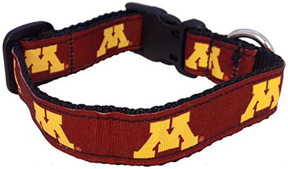 Collegiate Dog Collar - heavy duty snap clasp closure