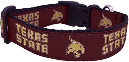 College Dog Collar - Adjustable Length