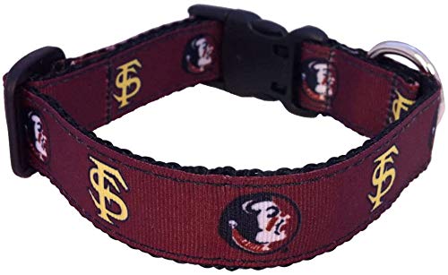 Collegiate Dog Collar - heavy duty snap clasp closure