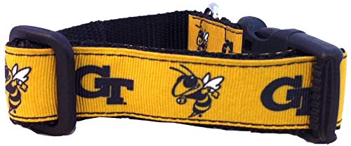 Collegiate Dog Collar - heavy duty snap clasp closure