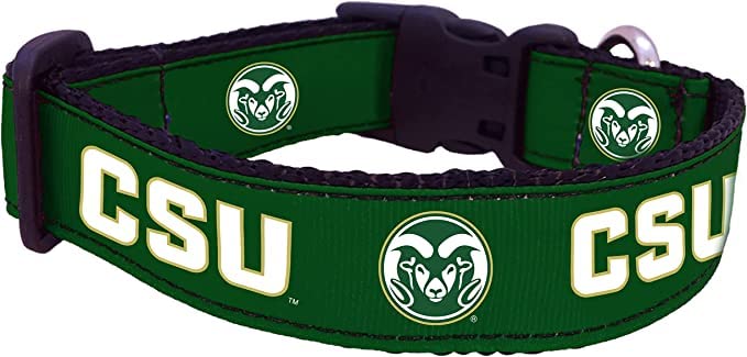 College Dog Collar - Adjustable Length