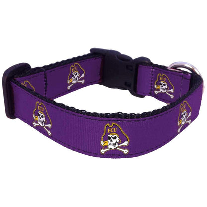 Collegiate Dog Collar - heavy duty snap clasp closure