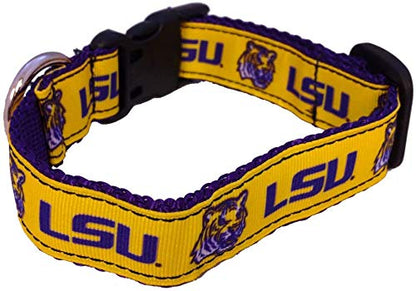 Collegiate Dog Collar - heavy duty snap clasp closure