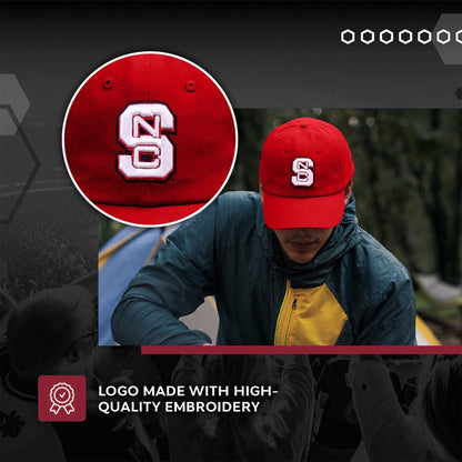 The Game NCAA Adult Relaxed Fit Logo Hat - Embroidered Logo - 100% Cotton - Elevate Your Style and Show Your Team Spirit