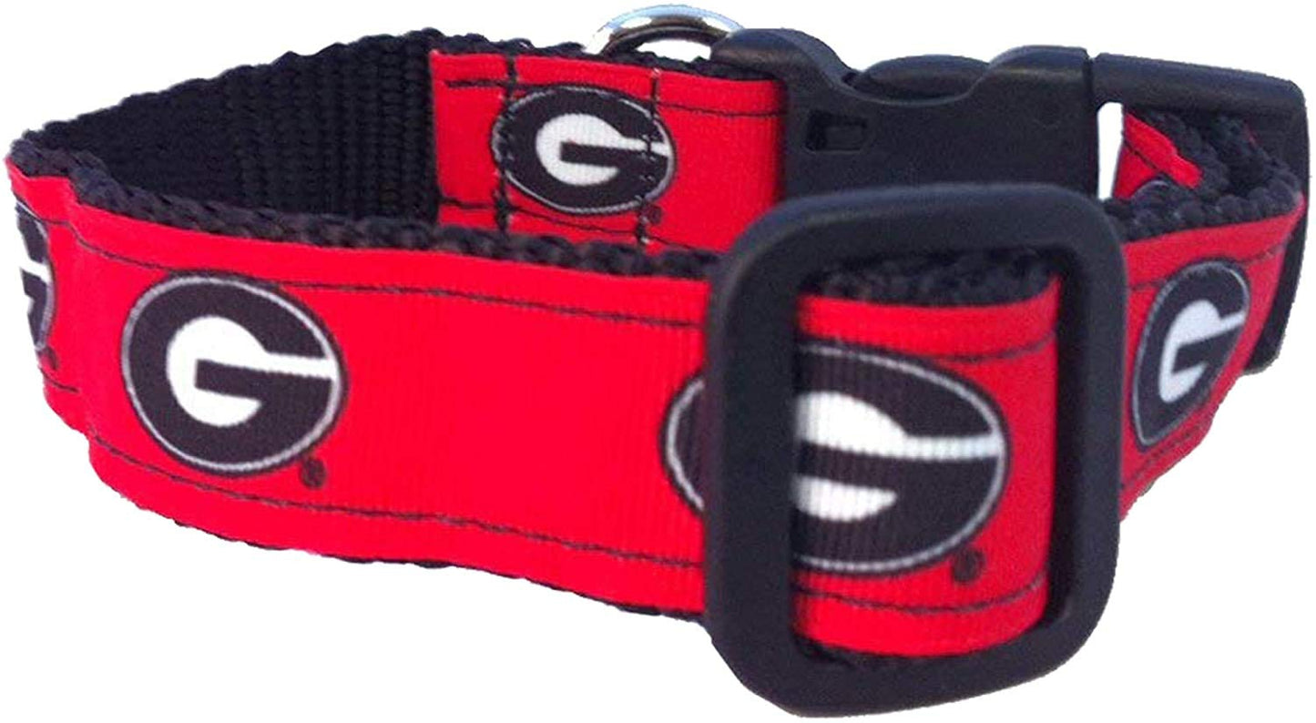 Collegiate Dog Collar - heavy duty snap clasp closure