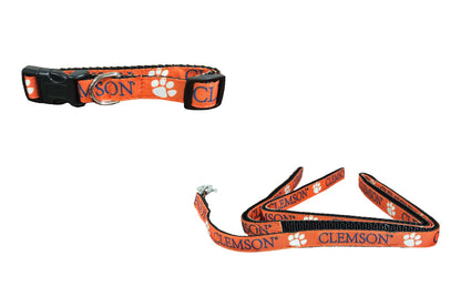 Collegiate X-Small Dog Collar and Small Leash Bundle