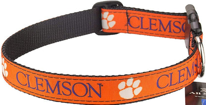 Collegiate Dog Collar - heavy duty snap clasp closure