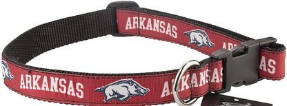 Collegiate Dog Collar - heavy duty snap clasp closure