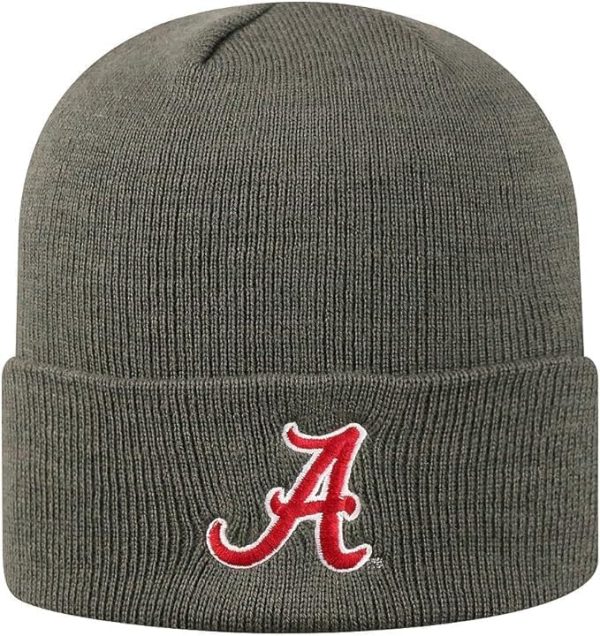 Alabama Charcoal Cuffed Beanie