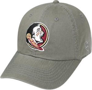 Florida State Charcoal Cuffed Beanie