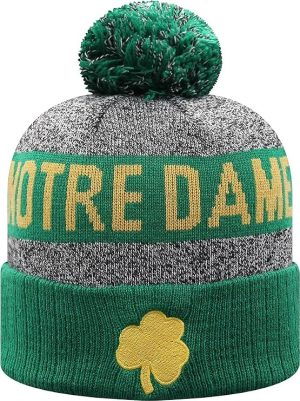 Notre Dame Green Winter Beanie