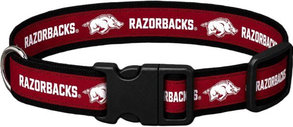 Arkansas Mascot Word Dog Collar