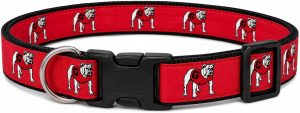 Georgia Red Bulldog Dog Collar