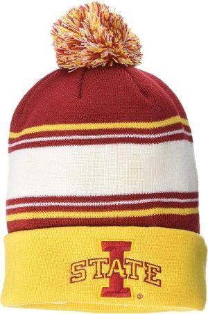 iowastatestriped Iowa State Winter Striped Beanie