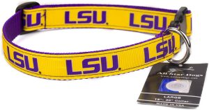 LSU No Mascot Dog Collar