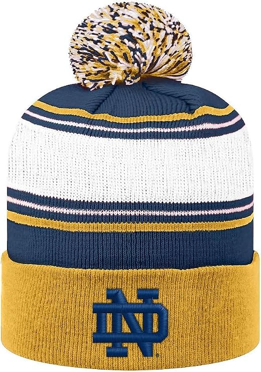 Notre Dame Winter Striped Beanie