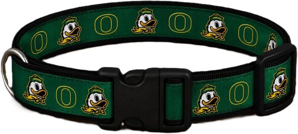 Oregon O Mascot Dog Collar